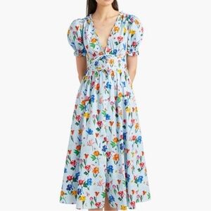 NWT Hill House Sabrina Midi Dress